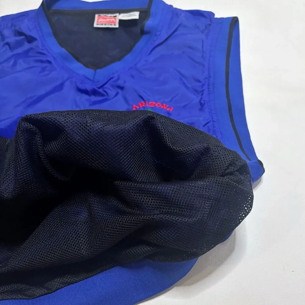 Rawlings Men's Sport Water Repellent Windbreaker Vest Pockets Golf Hiking VTG